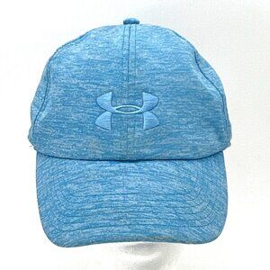 Under Armour Blue Heathered UA Free Fit Cap Hat Adjustable Strap